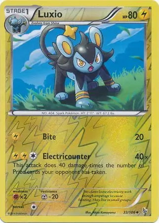 Flashfire Luxio #33/106 reverse holo